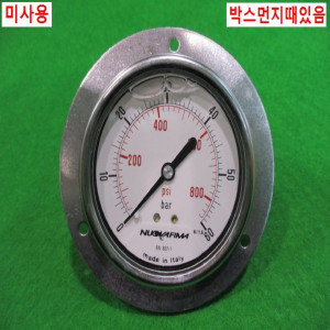 북48468/미사용오일내장압력게이지/EN837-1